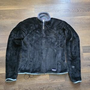 Patagonia Regulator R4 Black Fleece Jacket Polartec Size Large